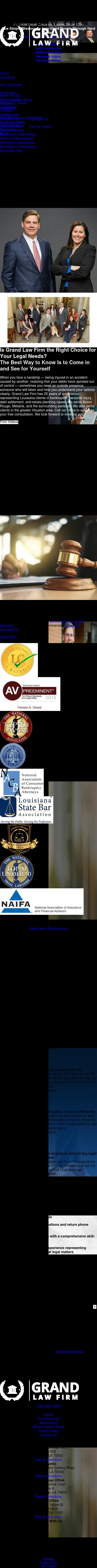 Grand Law Firm - Baton Rouge LA Lawyers