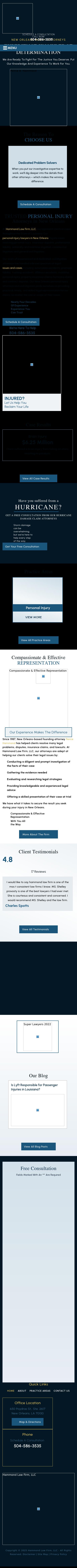 Hammond Law Firm LLC - New Orleans LA Lawyers