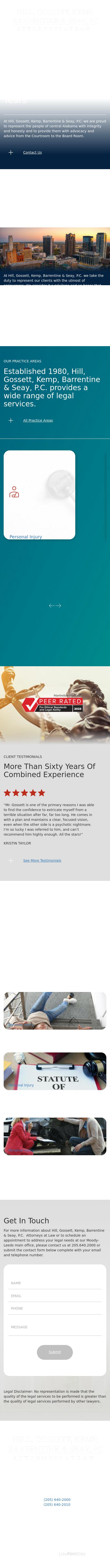 Hill, Hill and Gossett, P.C. - Moody AL Lawyers