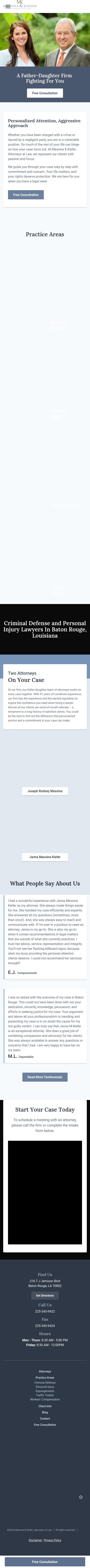 J. Rodney Messina, APLC - Baton Rouge LA Lawyers