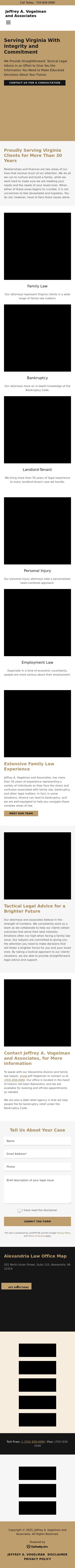 Jeffrey A. Vogelman and Associates - Alexandria VA Lawyers