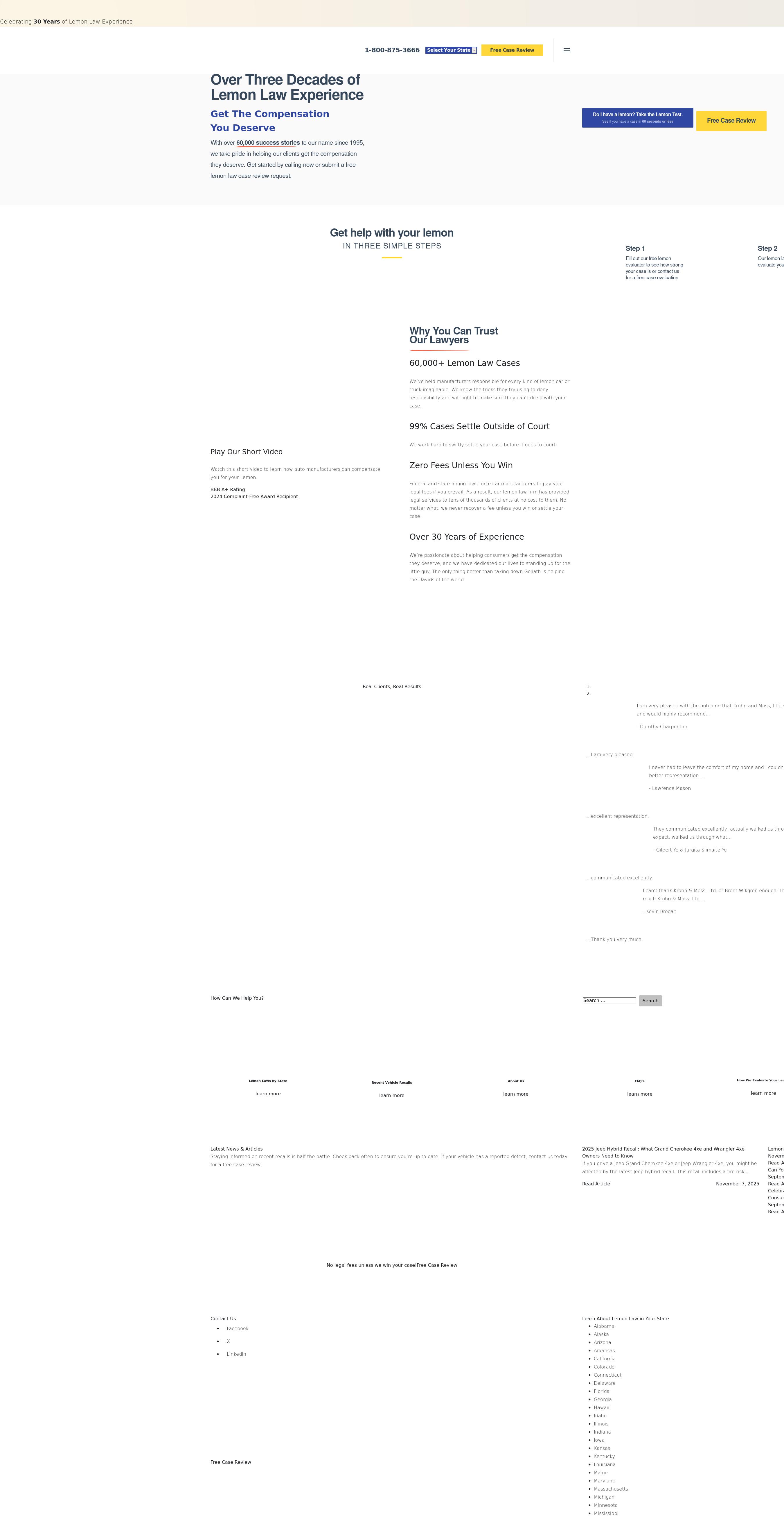 Krohn & Moss Ltd - Independence OH Lawyers
