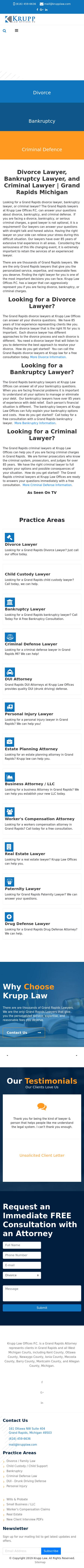 Krupp Law Offices - Grand Rapids MI Lawyers