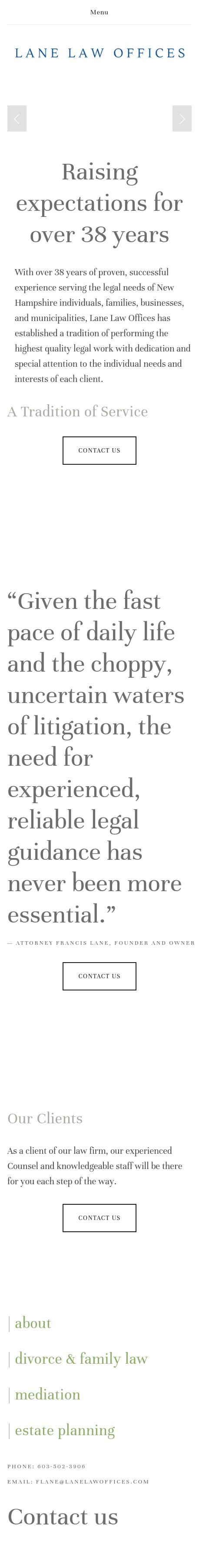 Lane Law Offices, PLLC - Exeter NH Lawyers