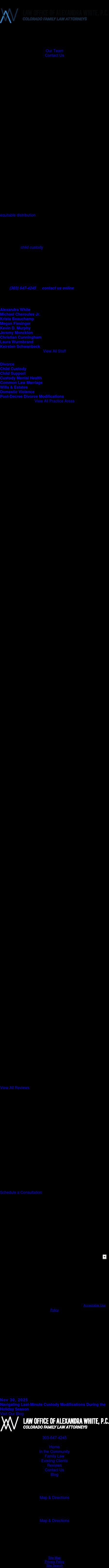 Law Office of Alexandra White, PC - Denver CO Lawyers