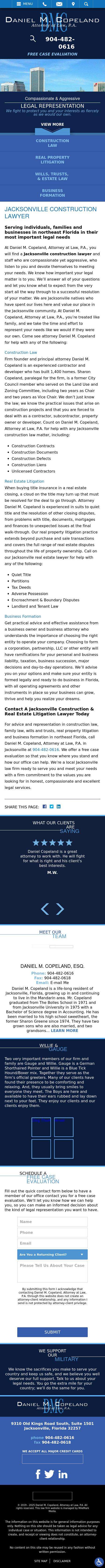 Law Office of Daniel M. Copeland - Jacksonville FL Lawyers