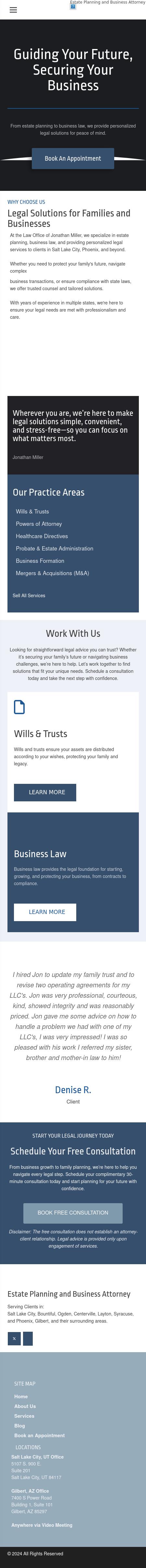 Law Office of Jonathan Miller - Salt Lake City UT Lawyers