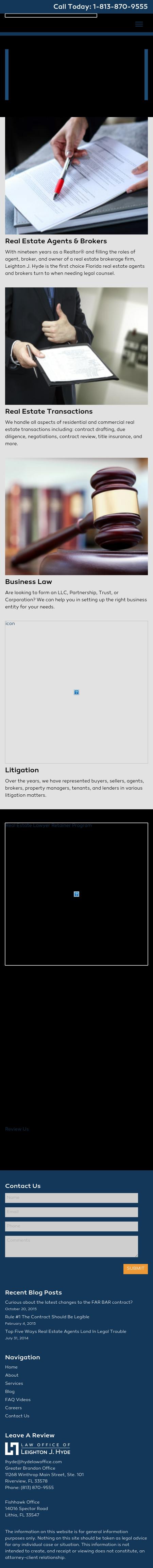 Law Office of Leighton J. Hyde - Riverview FL Lawyers