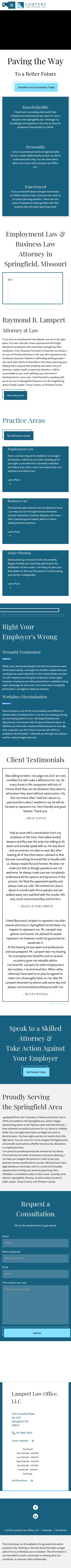Law Office of Raymond Lampert - Springfield MO Lawyers