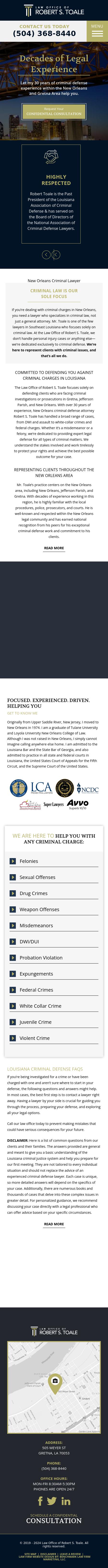 Law Office of Robert S. Toale - Gretna LA Lawyers