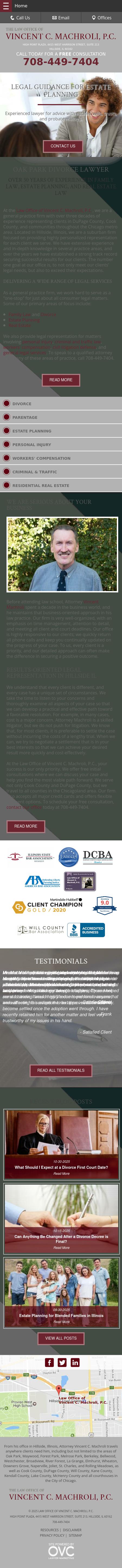 Law Office of Vincent C. Machroli, P.C. - Hillside IL Lawyers