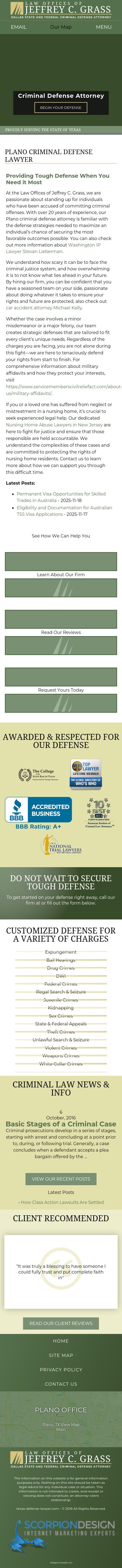 Law Offices of Jeffrey C. Grass - Dallas TX Lawyers