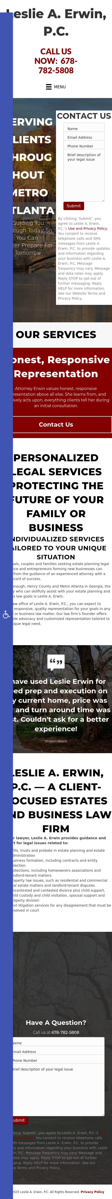 Leslie A. Erwin, P.C. - McDonough GA Lawyers