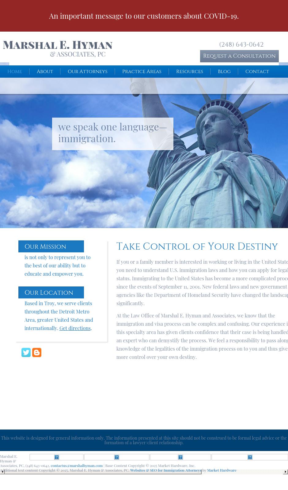 Marshal E. Hyman - Troy MI Lawyers