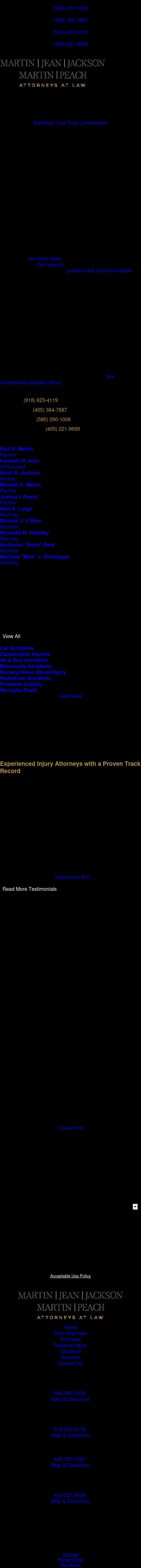 Martin Jean & Jackson, Attorneys at Law - Ponca City OK Lawyers