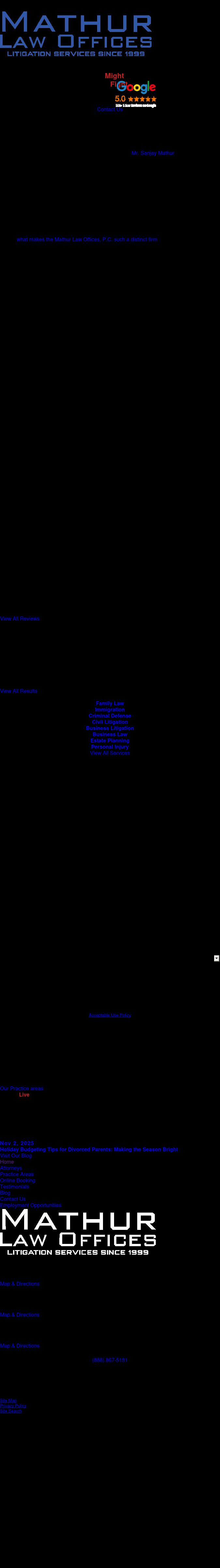 Mathur Law Offices, P.C - Dallas TX Lawyers