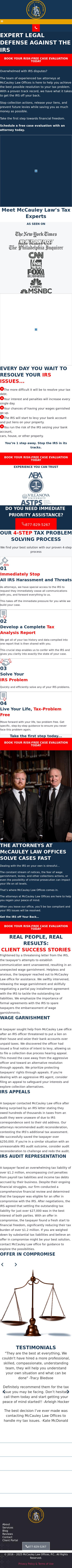 McCauley Tax Law - Chadds Ford PA Lawyers