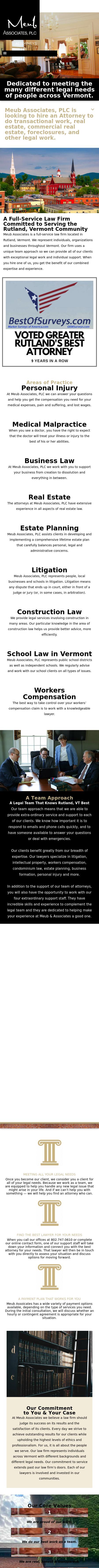 Meub Gallivan & Larson, Attorneys, P.C. - Rutland VT Lawyers