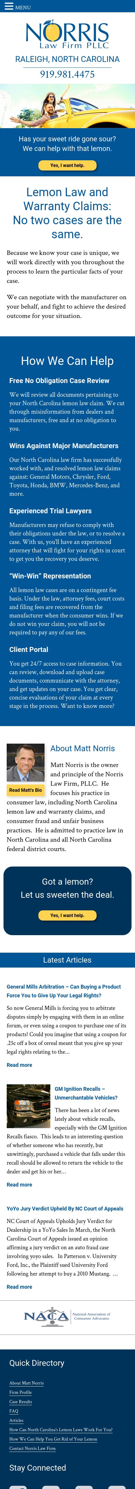 Norris Law Firm, PLLC - Raleigh NC Lawyers