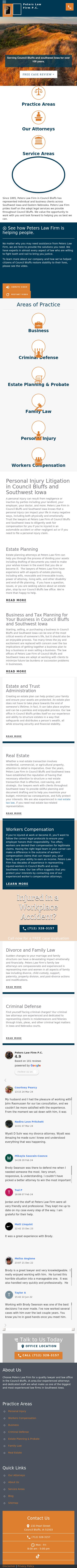 Peters Law Firm, P.C. - Council Bluffs IA Lawyers