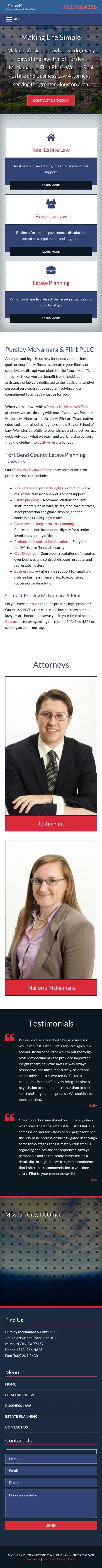 Pursley McNamara & Flint, PLLC - Sugar Land TX Lawyers