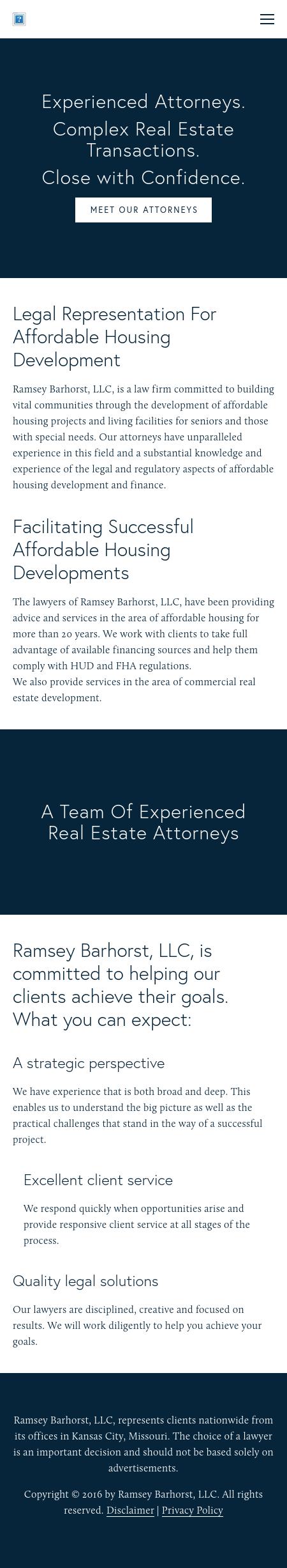 Ramsey Barhorst, LLC - Kansas City MO Lawyers