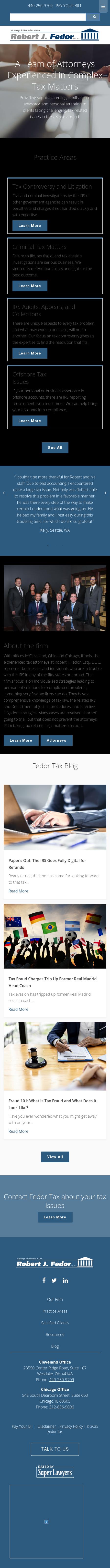 Robert J. Fedor, Esq., L.L.C. - Chicago IL Lawyers