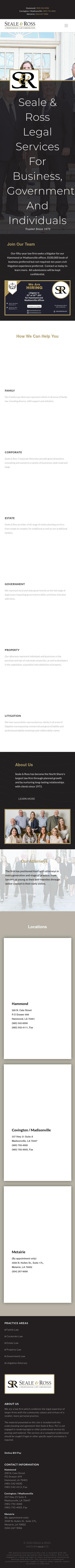 Seale & Ross - Madisonville LA Lawyers