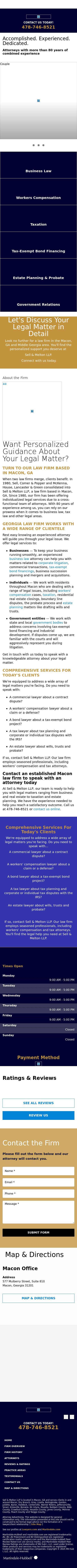 Sell & Melton LLP - Macon GA Lawyers