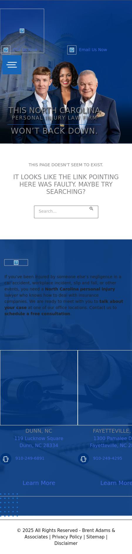 Brent Adams & Associates - Fayetteville NC Lawyers