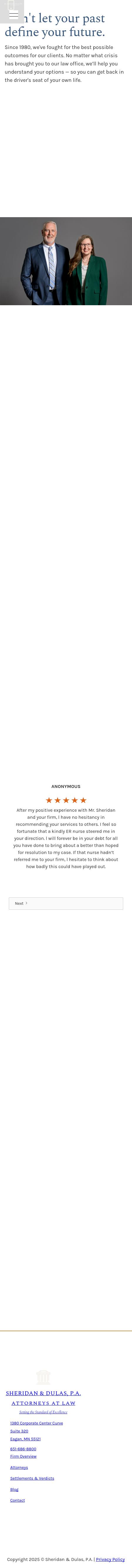 Sheridan & Dulas PA - Eagan MN Lawyers