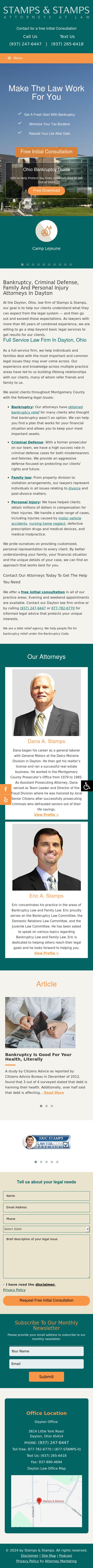 Stamps & Stamps, Attorneys at Law - Dayton OH Lawyers