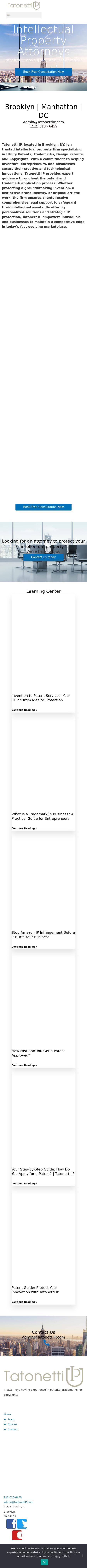 Tatonetti IP - Brooklyn NY Lawyers