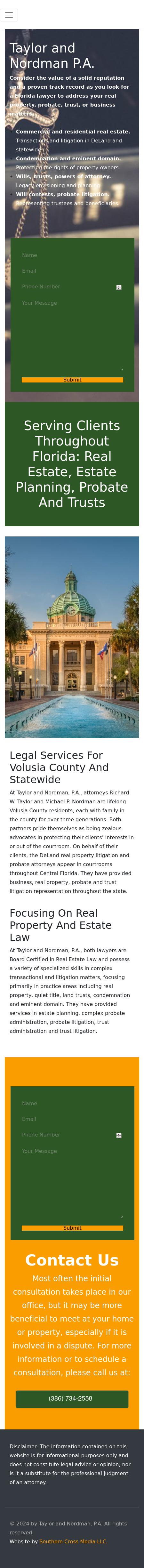 Taylor and Nordman, P.A. - Deland FL Lawyers