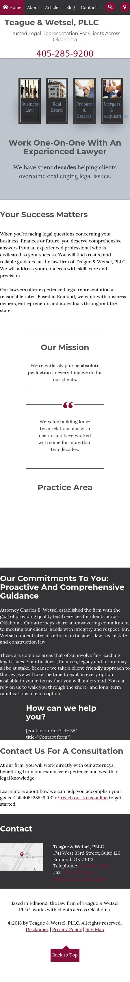 Teague & Wetsel, PLLC - Edmond OK Lawyers