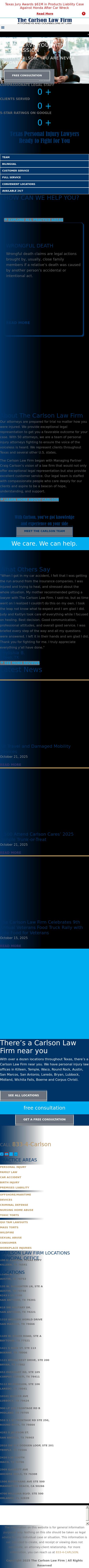 The Carlson Law Firm - Bryan TX Lawyers