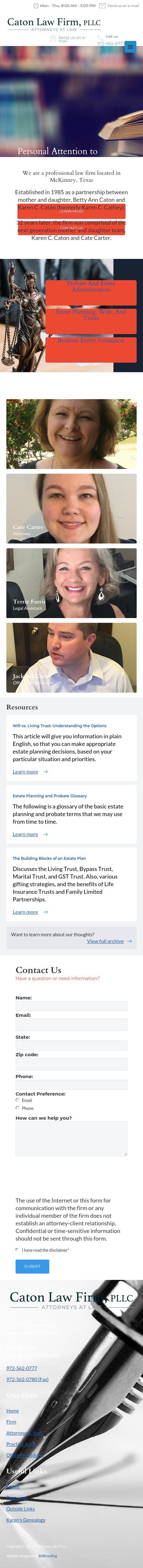 The Caton Law Firm PLLC - McKinney TX Lawyers