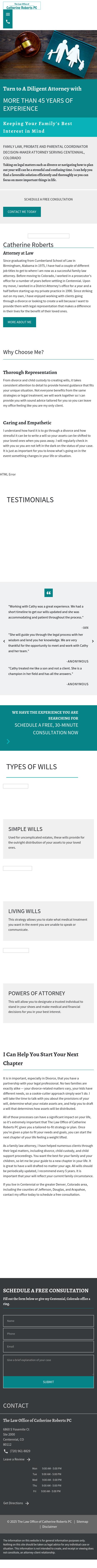 The Law Office of Catherine Roberts - Centennial CO Lawyers