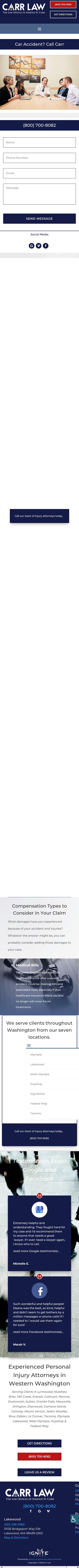 The Law Offices of Harold D. Carr, P.S. - Tacoma WA Lawyers