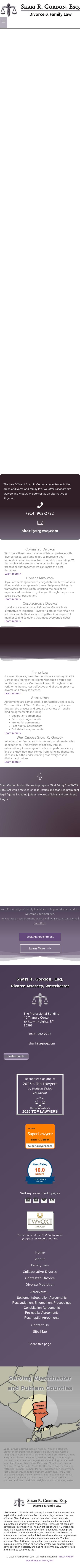 The Law Offices of Shari R. Gordon - White Plains NY Lawyers
