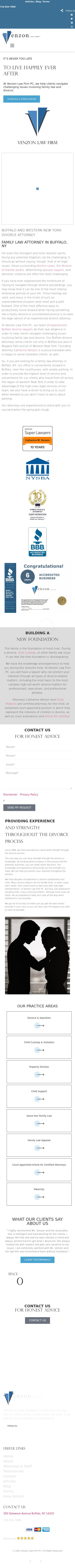 Venzon Law Firm PC - Buffalo NY Lawyers