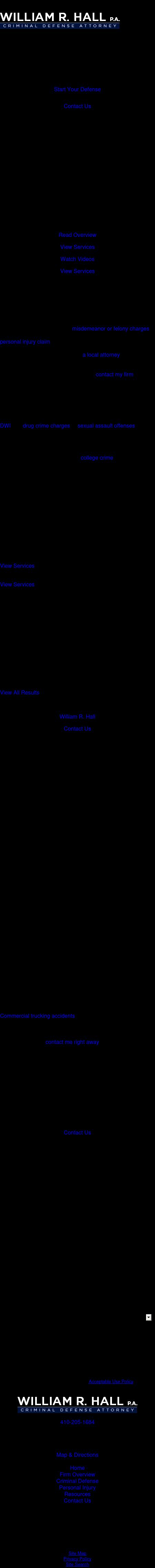 William R. Hall P.A. - Salisbury  MD Lawyers