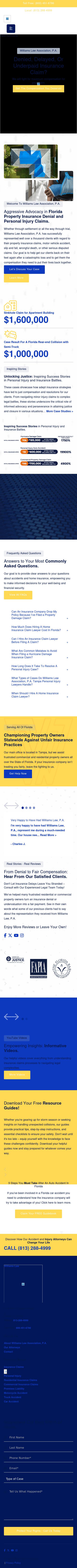 Williams Law Association, P.A. - New Port Richey FL Lawyers