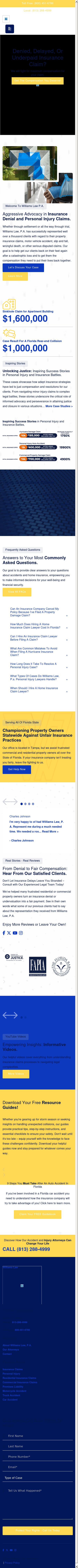 Williams Law, P.A. - Tampa FL Lawyers