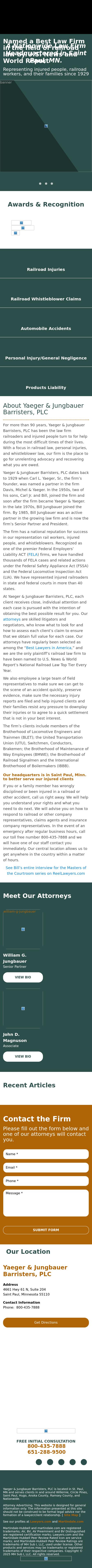 Yaeger & Jungbauer Barristers, PLC - St. Paul MN Lawyers
