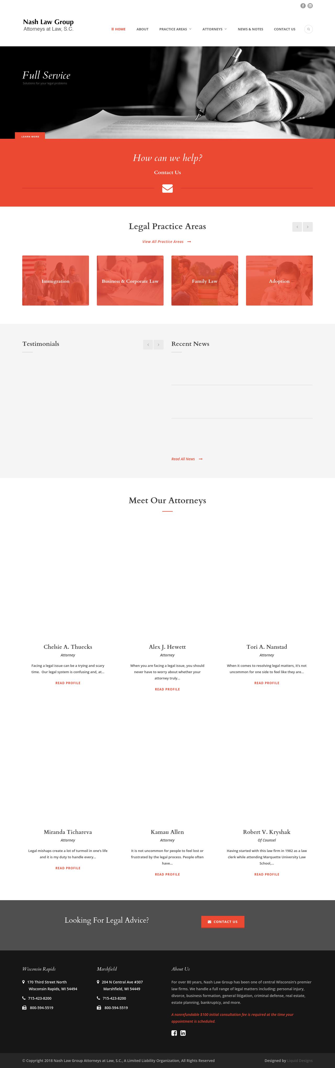 Nash Law Group Attorneys at Law, S.C. - Wisconsin Rapids WI Lawyers