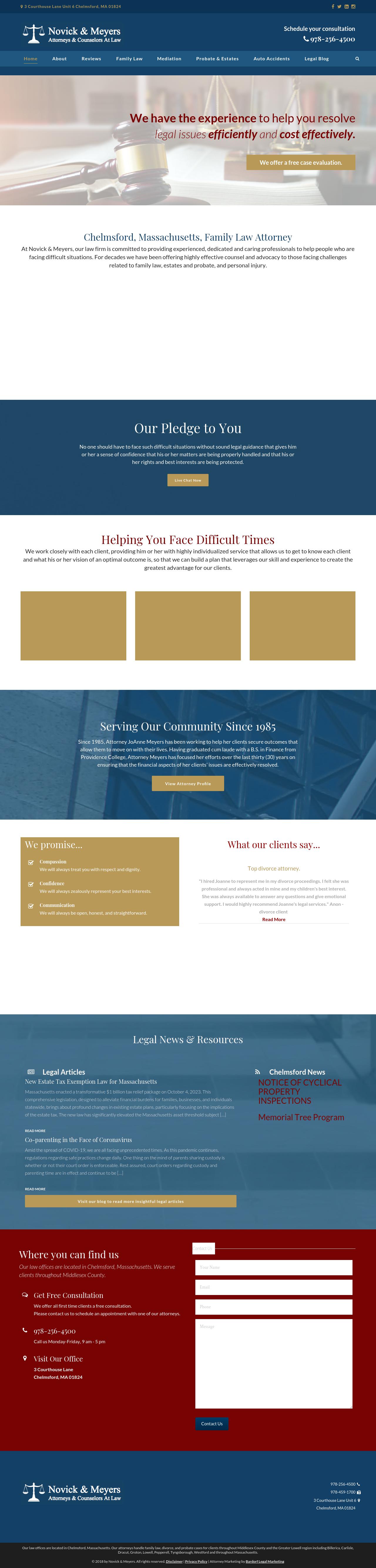 Novick & Meyers - Westford MA Lawyers