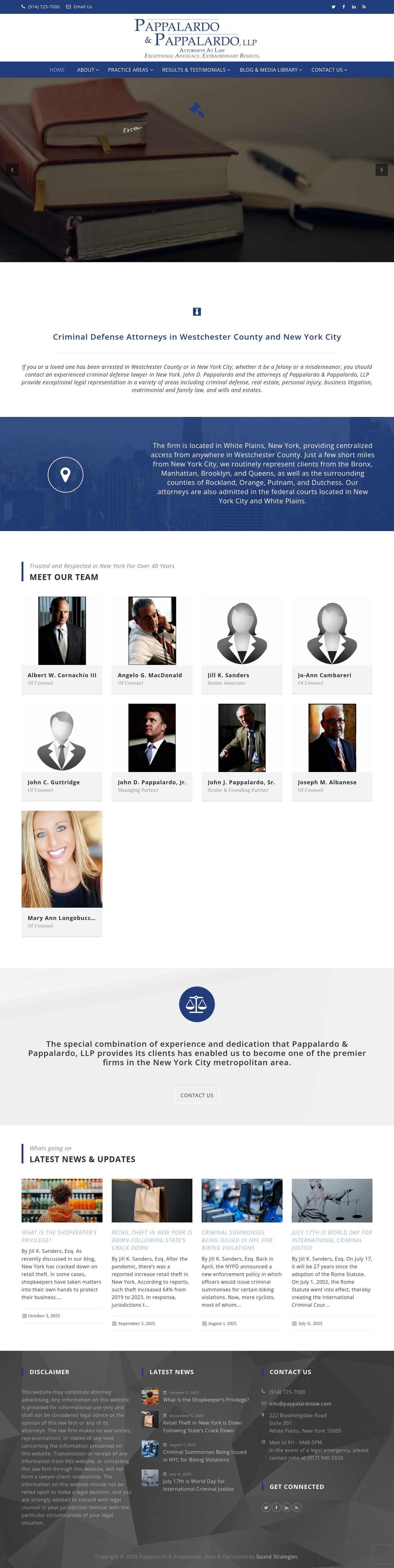 Pappalardo & Pappalardo, LLP - Scarsdale NY Lawyers