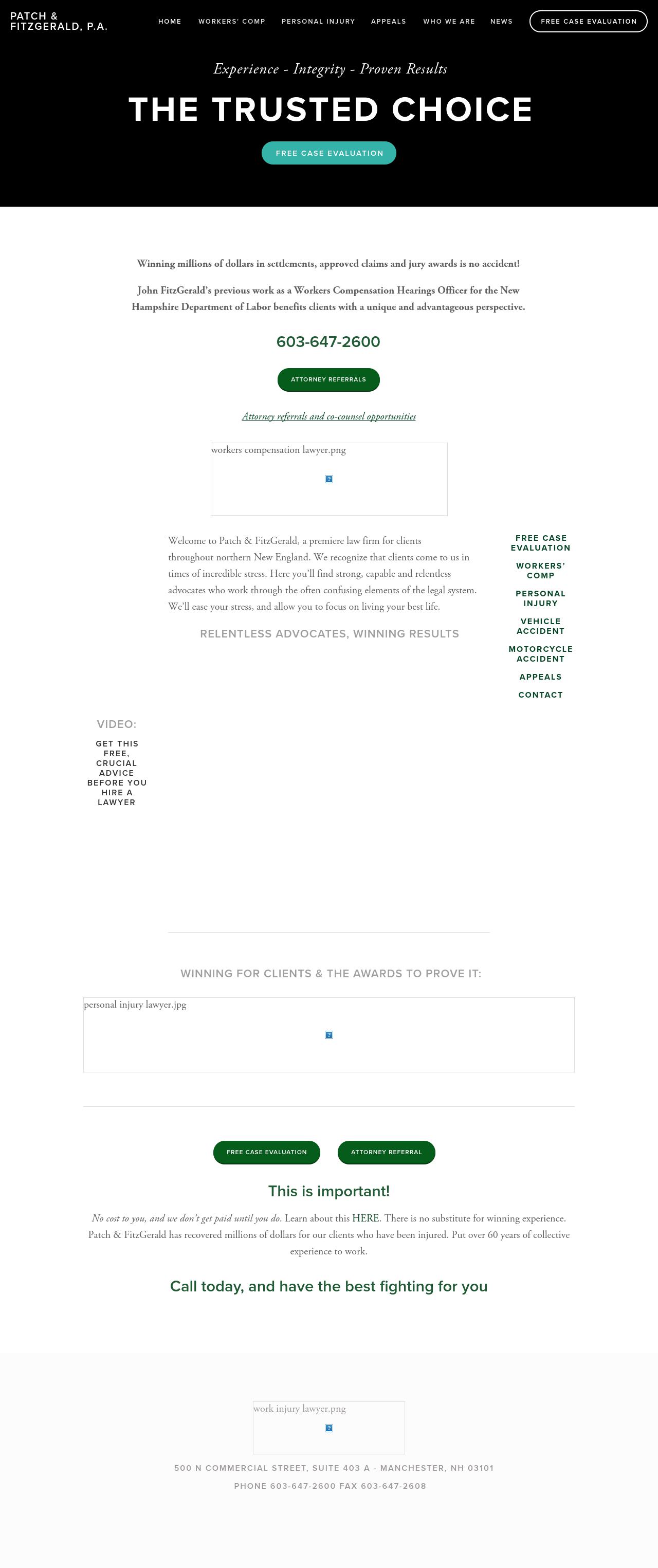 Patch & FitzGerald - Littleton  NH Lawyers