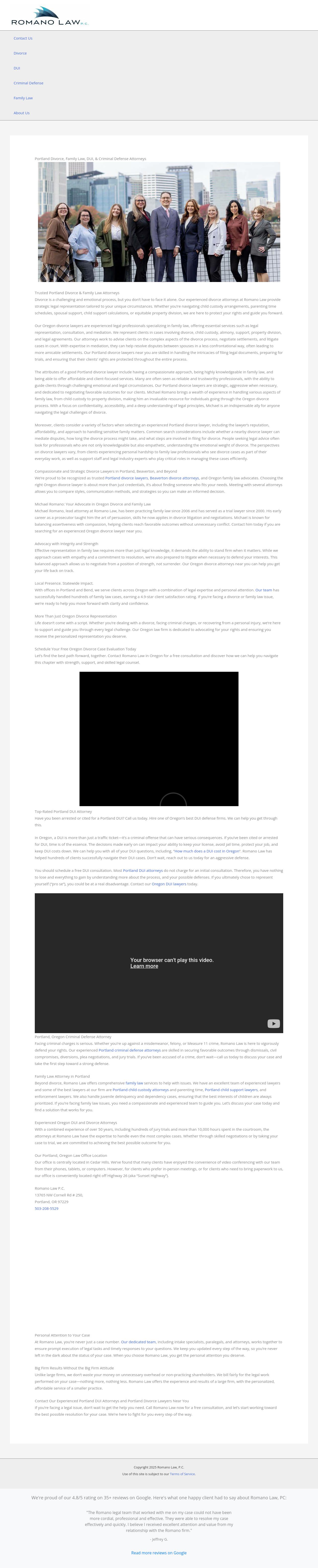 Romano Law, P.C. - Bend OR Lawyers